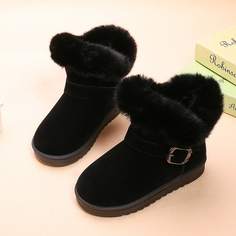 Сапоги с пряжкой для девочек Shein
