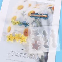 1шт DIY эпоксидная форма в форме заколки для волос Shein