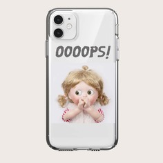 Чехол для iPhone с мультипликационным принтом Shein