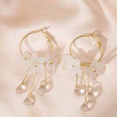 Серьги-подвески с цветком Shein