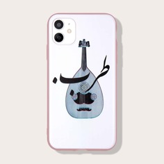 Чехол для iPhone с принтом музыкального инструмента Shein