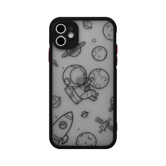 Чехол для iPhone с принтом астронавта Shein