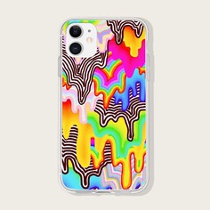 Чехол для iPhone с принтом граффити Shein