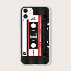 Чехол для iPhone с узором "кассета Shein
