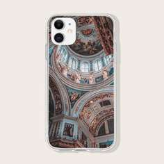 Чехол для iPhone с узором фрески Shein