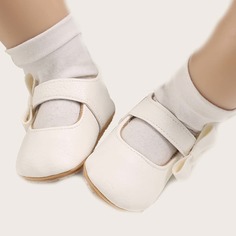Балетки на липучке с бантом для девочек Shein