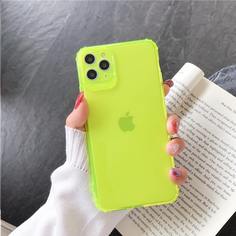 1шт неоновый зеленый чехол для iPhone Shein