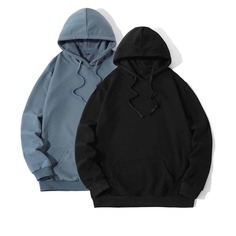 на кулиске Ровный цвет Повседневный Мужские толстовки Shein