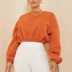 на кулиске Ровный цвет Повседневный Свитшоты Shein