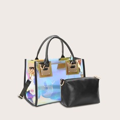 Голографическая двойная сумка Shein