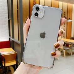 Прозрачный чехол для iPhone с защитой от падений Shein