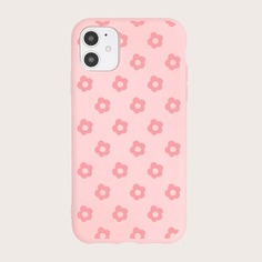 Чехол для iPhone с цветочным узором Shein