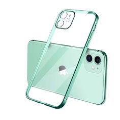 Чехол для iPhone с контрастной рамкой Shein