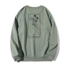 Мужской свитшот с оригинальным принтом Shein