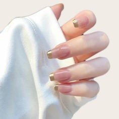 24шт контрастные накладные ногти Shein