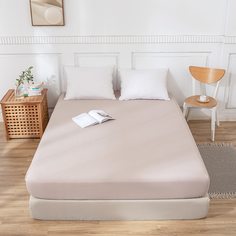 1шт однотонный наматрасник Shein