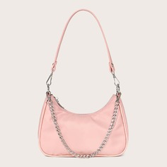 Минималистская сумка-багет с цепочкой Shein