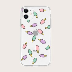 Чехол для iPhone с принтом мороженого Shein