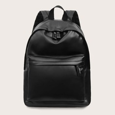 Мужской минималистский рюкзак из искусственной кожи Shein