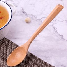 1шт Деревянная ложка Shein