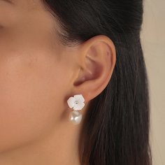 Серьги-подвески с искусственными жемчугами Shein