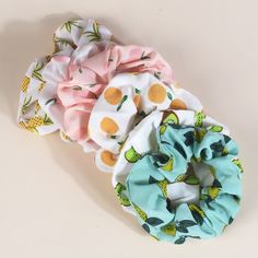 6шт резинка для волос с принтом фруктов для девочек Shein