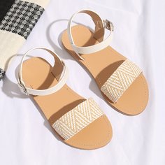 Сандалии в плетеной форме для девочек Shein