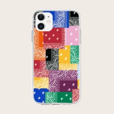 Чехол для iPhone с принтом пейсли Shein