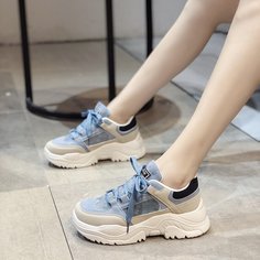 Синий Контрастный цвет Удобный Кеды Shein