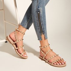 Сандалии с заклепками Shein