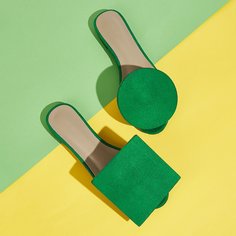 Сандалии с геометрическим декором Shein