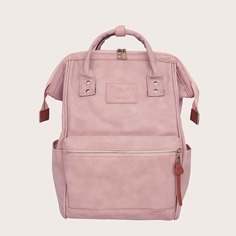 розовый Одноцветный Рюкзак Shein