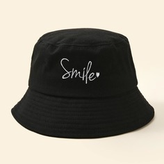 Шляпа с текстовой вышивкой Shein