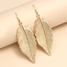 Серьги-подвески с листом Shein