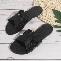 Крокодиловый принт Сандалии/босоножки Shein