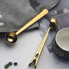 2шт мерная ложка с уплотнительным зажимом Shein