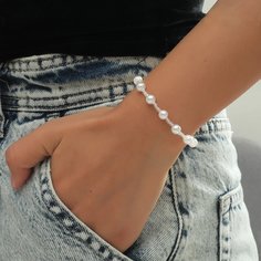 Браслет с искусственными жемчугами Shein