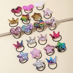 21шт резинки для волос и девочек Shein