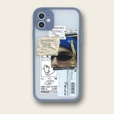 1шт чехол для iPhone с принтом Shein