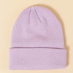 Детская однотонная шапка 1шт Shein