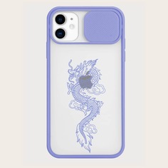Чехол для iPhone с принтом дракона Shein