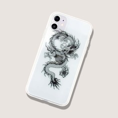 Чехол для iPhone с принтом китайского дракона Shein