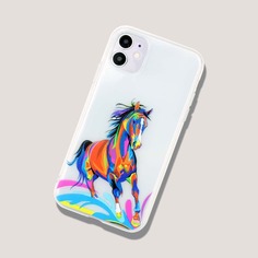 Чехол для iPhone с принтом лошади Shein