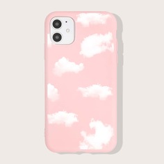 Чехол для iPhone с принтом облака Shein