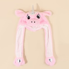 Детская шляпа с мультипликационным рисунком Shein