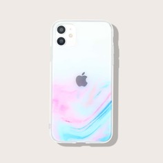 Прозрачный чехол для iPhone с рисунком Shein