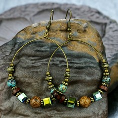 Геометрические серьги-подвески Shein