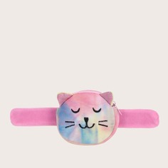 Кошелек в форме кошки с ремешком для девочек Shein
