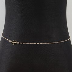 Цепочка для талию с листвой Shein