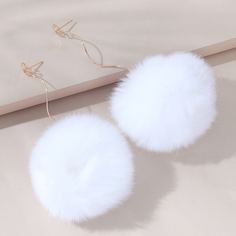 Серьги-подвески с помпоном Shein